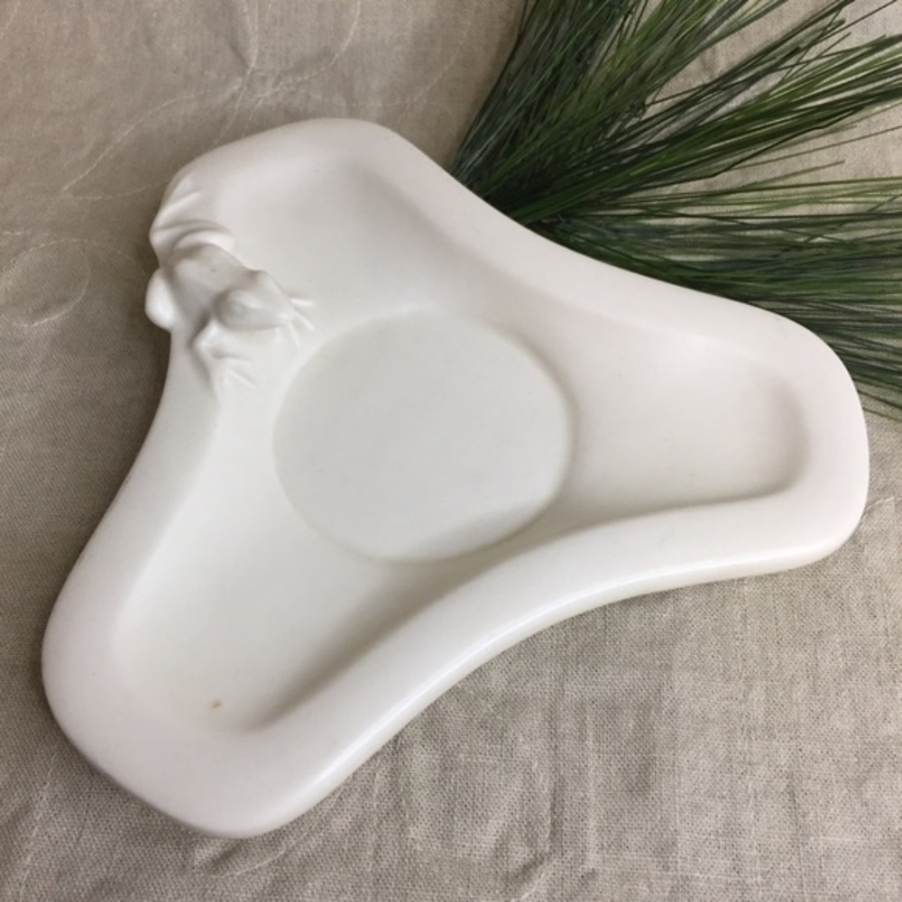 Rookwood Art Pottery Frog Dish Stamped And Marked 1934